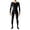 Black, variant on Men's Exotic Apparel Glossy Suit with Transparent Pant Set and Vest for Bodybuilding Enthusiasts Black M