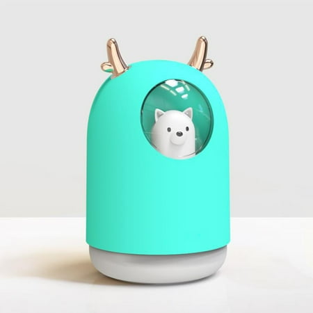 

GYZEE Cute Bear Humidifier USB Colorful Night Light Silent Air Humidifier