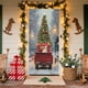 thumbnail image 4 of Christmas Door Cover Santa Claus Print Holiday Party Decoration Polyester Fabric Door Hanging for Home Indoor Outdoor Festive Decor, 4 of 6