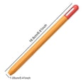 thumbnail image 5 of Case lápiz Silicona Cubierta protegida Piel para manzana USB-C () Naranja, 5 of 5
