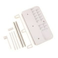 thumbnail image 2 of Inteprter Soporte ajustable para 3 carretes de hilo, portabobinas, organizador de costura bordado, estante para el hogar acolchado resistente al desgaste, De coser Blanco Inteprter HA061487-04, 2 of 6