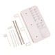 thumbnail image 1 of Matsuzay Soporte para 3 carretes de hilo, portabobinas, bordado, costura, acolchado, estante De coser Blanco, 1 of 6