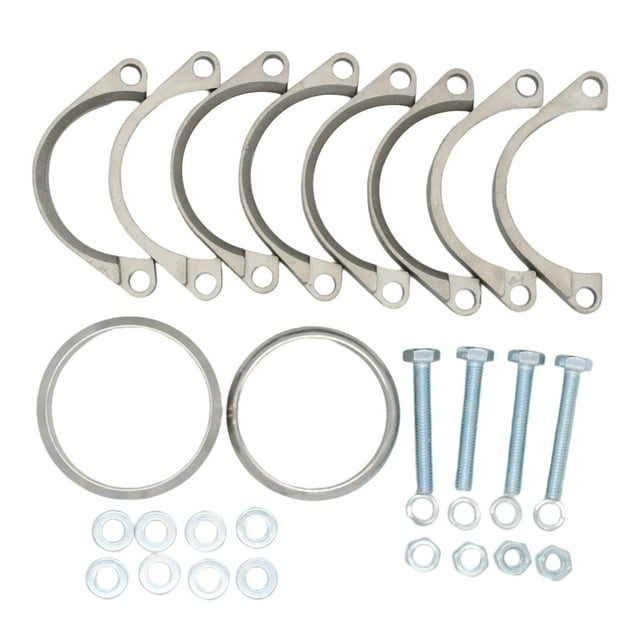 Almencla Kits de Réparation de Bride d'Échappement 18101405737 Remplacement 18111719417 Adapté pour