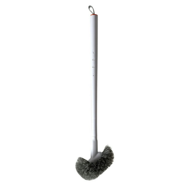 Toilet Bowl Cleaner Cepillo de Inodoro Cepillo de Plástico Kit de Cepillos de Tazón de Limpieza de Baño Cepillo Compacto Moderno de Limpieza de Inodoro Cepillo de Mango Largo Cepillo de Baño Cepillo D