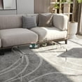thumbnail image 5 of Royalcraft Acrylic Coffee Table with PVC Cover Protector, 32" L x 16" W x 16'' H Modern Waterfall Coffee Table for Living Room, Clear Rectangle Lucite Table with Round Edges, 5 of 9