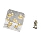 thumbnail image 5 of Caja cuadrada de acrílico,Adorno de bola cuadrada con cubierta acrílica para decoración del hogar,Caja expositora moderna de acrílico transparente transparente,Figura de escritorio,Estatua, 5 of 8
