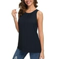 thumbnail image 3 of Tbopshirt Tank tops for Women,Womens tops,Women's Fashion Summer Sleeveless Solid Light Breathable Tank tops,T-shirt Vest Tee Blouse,Womens Fashion, 3 of 8