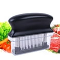 thumbnail image 3 of Ablandador de carne de 48 cortadores Sunnimix de acero inoxidable, 3 of 8