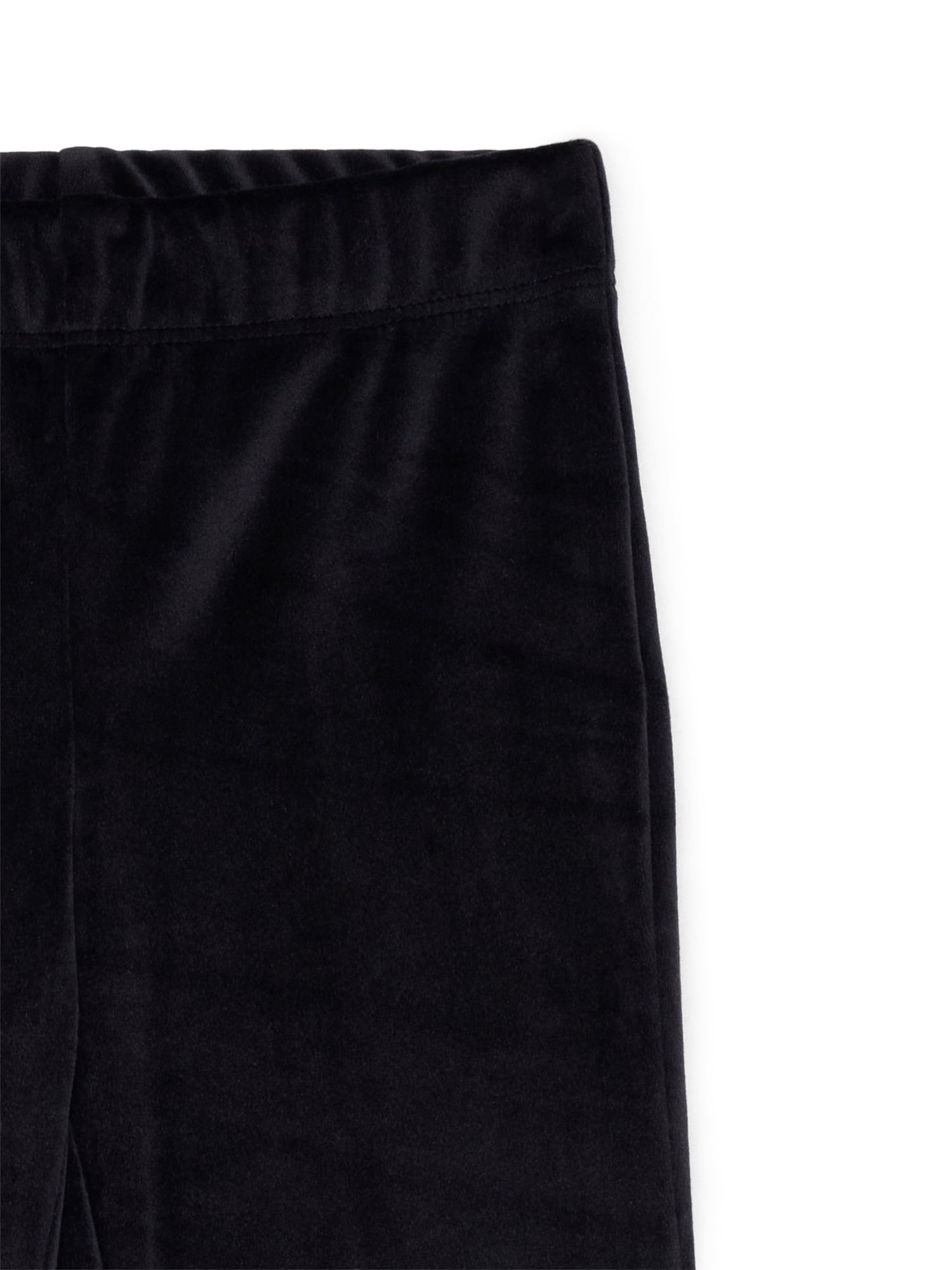 Wonder Nation Girls Velour Flare Pants, Sizes 4-18 & Plus