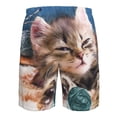 thumbnail image 6 of Naloa Playful Cat Men's Beach Shorts, Surfing shorts, Swim trunks, Quick Dry Swim Trunks for Surfing Beach Fun - Large, 6 of 9