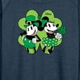 thumbnail image 3 of Disney - Mickey Minnie Shamrock - Women's Lightweight French Terry Long Sleeve Shirt, 3 of 5