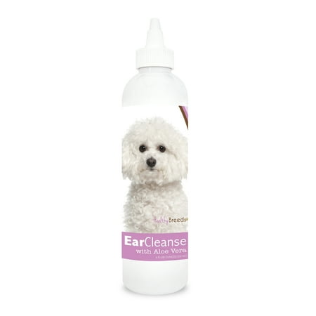 Bichon Frise Breeds Healthy Breeds Dog Ear Cleanse with Aloe Vera for Bichon Frise, Sweat Pea and Vanilla 8 oz ()