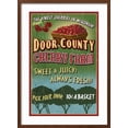 thumbnail image 2 of Art.com Door County, Wisconsin - Cherry Art Print by Lantern Press, Brown Frame Wall Art, 21" x 29", 2 of 5