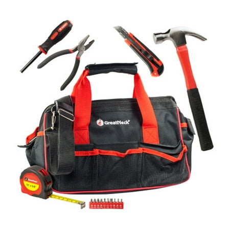 

Cutler Hammer Great Neck 92093 15 Piece Tool Set plus Tool Bag