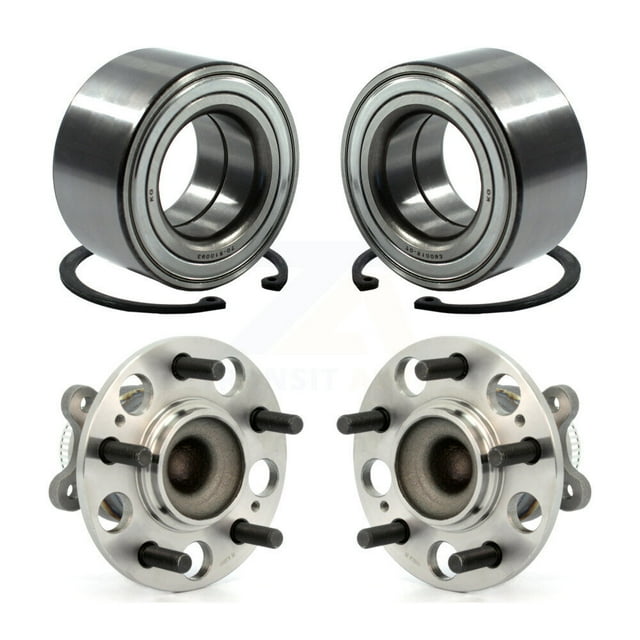 Kugel Front Rear Wheel Bearing and Hub Assembly Kit for Car Hyundai Elantra - Left Right Side (Driver Passenger) K70-101646