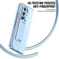 thumbnail image 7 of Case for Samsung Galaxy Z Fold 6, Anti-Scratch Shockproof Plating PC + PU Leather Ultra Slim, with Screen Protector Full Body Protection Case Cover for Samsung Galaxy Z Fold 6, Blue, 7 of 7