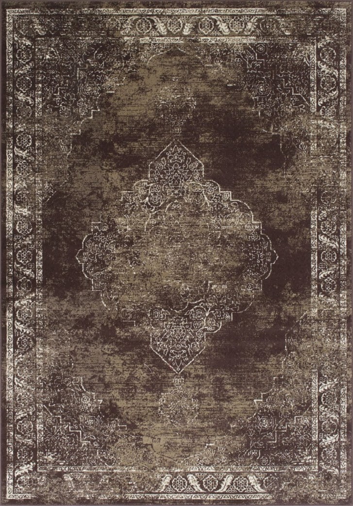 Allstar Rugs Brown Persian Rectangular Accent Rug - Walmart.com