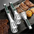 thumbnail image 5 of Bbq Tongs Non-Slip Handle Stainless Steel Fried Barbecue Clip Salad Bread Clamp Kitchen Tool Meat Food Clips, 5 of 5