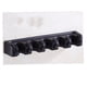 thumbnail image 1 of (Black)Tools Wall Mounted Organizer Hooks Garage Storage Rack Hanger 5 Position and 6 Hooks for Home Kitchen Garden Organizing, 1 of 5