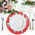 thumbnail image 5 of GZHJMY Round Mesh Placemat, Kitchen Table Decoration, Non-Slip and Heat Resistant, Love Panda, 5 of 7