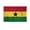 4x6 ft Nylon Flag, variant on AGAS Ghana Flag 4x6 inch - 11" Plastic Pole 100% Polyester Stitched Edges Ghananian National Mini Flag on a Stick