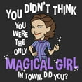 thumbnail image 2 of Women's Marvel WandaVision Animated Agatha Magical Girl  Graphic Tee Black Small, 2 of 4