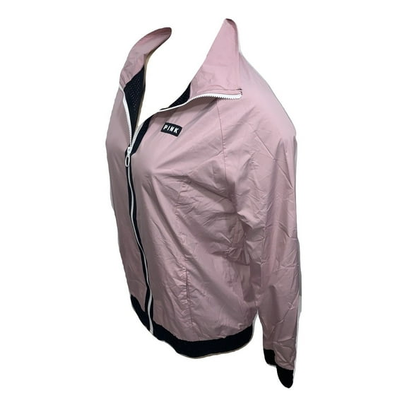 Victoria's Secret Pink Anorak Windbreaker Jacket Full Zip Color Baby Pink Size XSmall/Small NWT