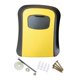 thumbnail image 5 of Caja de seguridad para llaves con capacidad para 5 llaves y cerradura de combinación de 4 dígitos. Amarillo, 5 of 7
