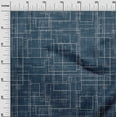 thumbnail image 3 of oneOone Cotton Poplin Dark Navy Blue Fabric Geometric Dress Material Fabric Print Fabric By The Yard 56 Inch Wide-1M, 3 of 6