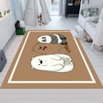 thumbnail image 2 of Dreammotif Bare Bear Rug, Cute Bear Rug, Cute Rug, Bear Rug, Red Rug,Funny Rug,Kids Room Rug,Nursery Decor - High Quality, Soft and Durable, Perfect for Children's Room, 2 of 8