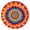Colorful Tie Dye, variant on Colorful Striped Tie Dye Pattern Round Fitted Tablecloth with Elastic Edge,Dining Table Cover Waterproof,Outdoor Round Tablecloth for Camping,Dining,Indoor and Outdoor