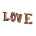 thumbnail image 4 of Bloques de madera con letras en forma de amor, recortes decorativos Retro independientes para decoración de mesa de pared del hogar, 4 Uds., 4 of 8