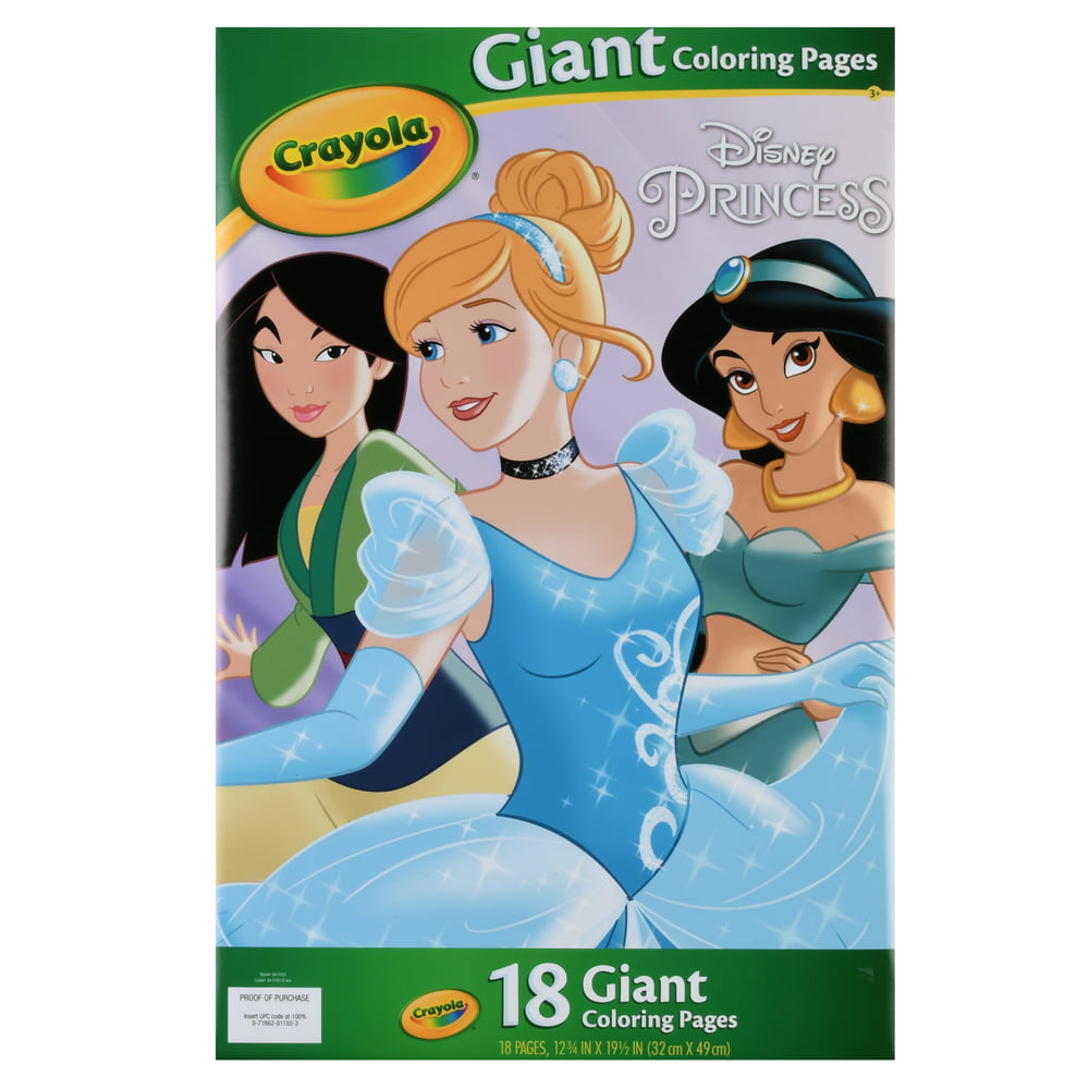 Crayola Disney Princess Coloring Pages, Giant Coloring ...