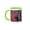 Green/White, variant on 3drose, Monkeys Drinking Water, Jakhu Temple, Shimla, India, 11oz Mug