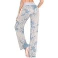 thumbnail image 5 of GZHJMY Women's Pajama Pants Tie Dye Flowers Comfy Stretch Sleepwear Womens Wide Leg Pants Casual Loose Yoga Sweatpants Comfy Lounge Pajama, X-Large, 5 of 7