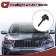 thumbnail image 2 of Unique Bargains Headlight Washer Nozzle for Land Rover Range Rover Velar 18-21 No.LR102049 1 Pc, 2 of 6