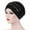 Black, variant on ievspot 1 Pcs Women's Turban Hat Rhinestone Pearl Head Wrap Baggy Soft Slouchy Beanie Chemo Cap Headwear Hair Wrap