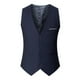 thumbnail image 1 of Ceisia Men's Slim V-Neck Single-Breasted Suit Sleeveless Polyester Vest Gift, 1 of 2