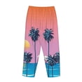 thumbnail image 5 of Fotbe Beach with Palm Trees Women's Pajama Pants,Sleepwear Pants,Pj Bottoms Drawstring And Pockets-Large, 5 of 9