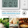 thumbnail image 3 of ORIA Indoor Outdoor Thermometer with 3 Wireless Sensors, Digital Hygrometer Thermometer, 3 of 7