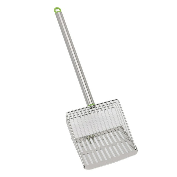 Pala Para Arenas De Gato, Pala Para Tamizar Arenas De Acero Inoxidable Con Largo, Pala Para Excrementos De Pollo, Pala Para Gatos, Pala Antiadherente Para Caja De Arenas
