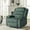 Style 1-Corduroy Gray Green, variant on UIXE Manual Recliner Chair, Corduroy Reclining Sofa Chair with Overstuffed Armrests & Backrest for Living Room, Nursery Armchair Bedroom Reading Seat, Dark Gray