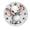 FFclock044, variant on ZXCXRQFa Silent Clocks Cute Zebra Star Silent Wall Clock for Living Room Kitchen Decor Bathroom Farmhouse Non Ticking Decorative 10-Inch Round Clocks