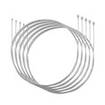 thumbnail image 1 of Cable de bicicleta de 5 piezas, desviador de bicicletas de montaña galvanizado, portátil, para deportes al aire libre, Kit de alambre interno Ciclismo Línea de palanca de cambios delantera Soidarity OD025709-01, 1 of 6