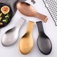 thumbnail image 4 of Spoon Rest Non-slip Smooth Edges One-piece Molding Stable Polishing Surface Keep Counters Clean Anti-Rust Spoon Rest And Buffet Clip Holder Kitchen Supplies, 4 of 8