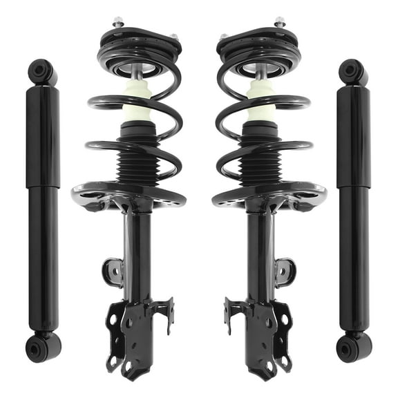 Unity Automotive Front & Rear Complete Strut Assembly Shock Kit Fits 2013-2017 Toyota RAV4, 4-11245-254060-001