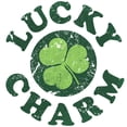 thumbnail image 3 of CafePress - Lucky Charm [Shamrock] White T Shirt - Men's White Classic Cotton T-Shirts, 3 of 4