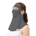 thumbnail image 1 of Sun Protection Guard Quick-Drying Fabric Ice Silk Face Guard with Breathable Mesh Cooling Fabric Full Coverage Extended Neck Gaiter Face Guard, 1 of 8