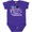 Purple, variant on Inktastic My Sister Graduated with Cap and Arrows Girls Baby Bodysuit
