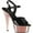 Black Patent/Rose Gold Chrome, variant on Women's Pleaser Kiss 209
